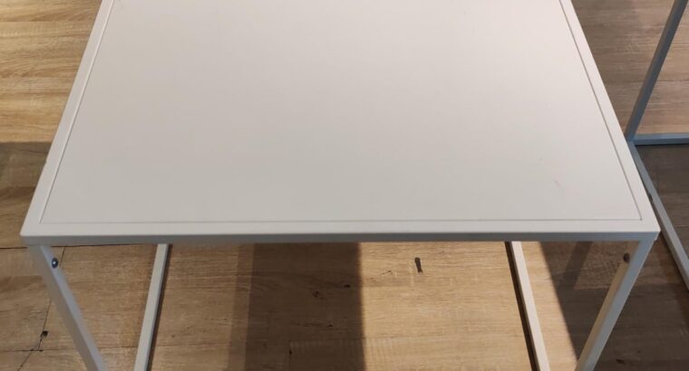 Mesa De Centro O Auxiliar Color Blanco.