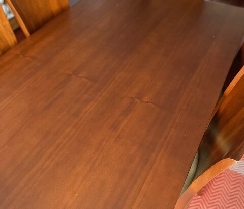 Comedor En Madera Maciza 6 Puestos.