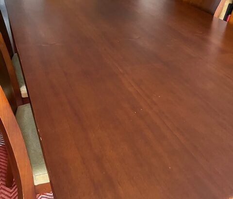 Comedor En Madera Maciza 6 Puestos.