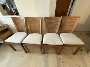 Sillas De Comedor (4 Unidades).