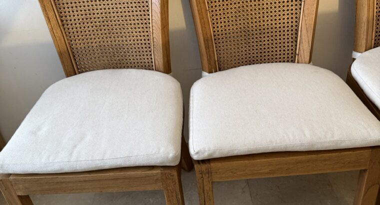 Sillas De Comedor (4 Unidades).