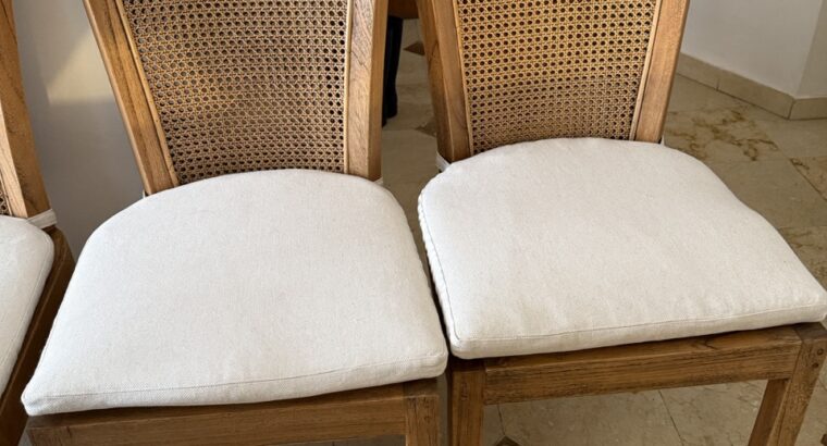 Sillas De Comedor (4 Unidades).