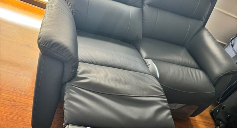 Sofá De 2 Puestos Reclinable Con Sistema Eléctrico