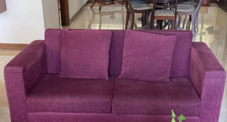 Sofá De 2 Puestos Y Poltronas Muebles De Sala