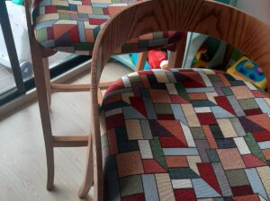 Sillas Altas En Madera Flormorado.