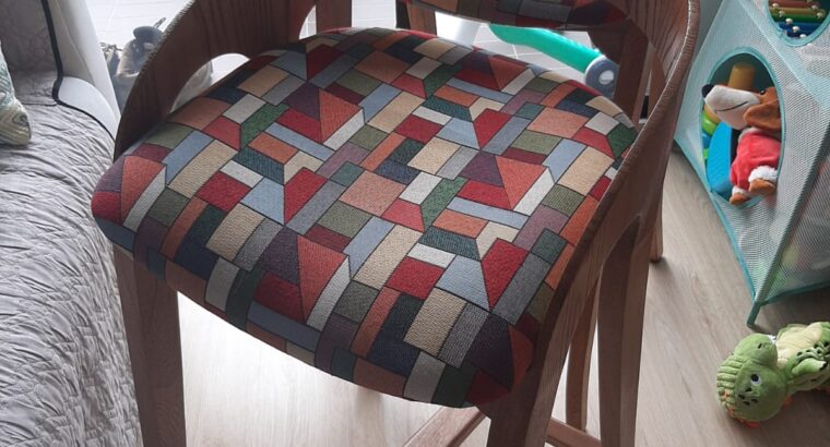 Sillas Altas En Madera Flormorado.