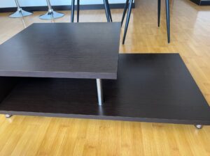 Mesa De Centro Color Wengue.