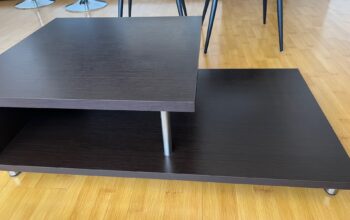 Mesa De Centro Color Wengue.