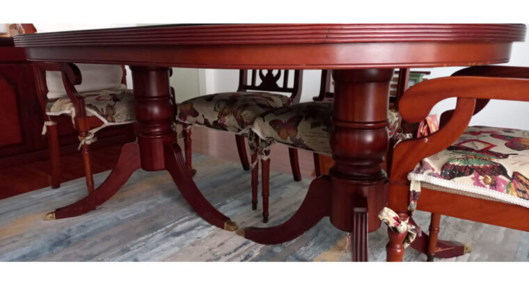 Comedor De 6 Puestos Estilo Clásico.