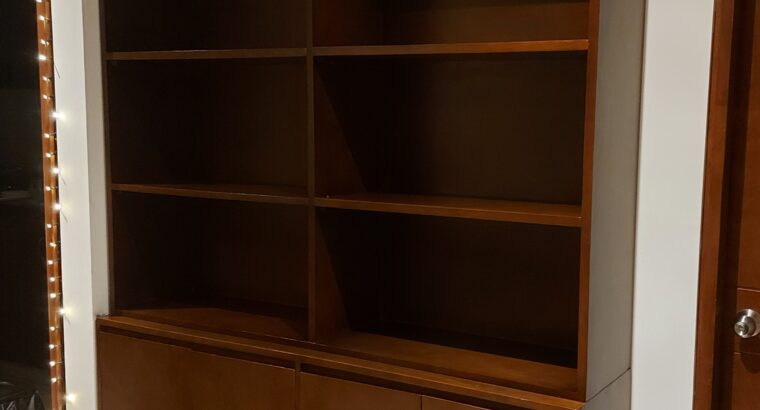 Biblioteca Mueble Librero En Madera Flormorado