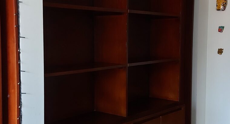 Biblioteca Mueble Librero En Madera Flormorado