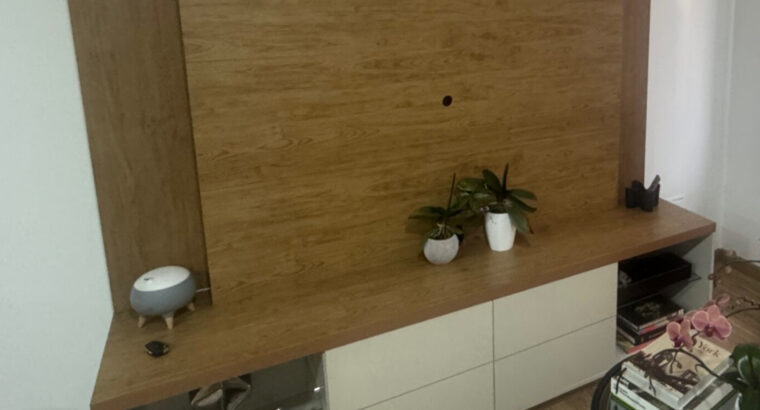 Mueble Centro De Entretenimiento Para TV Con Luz