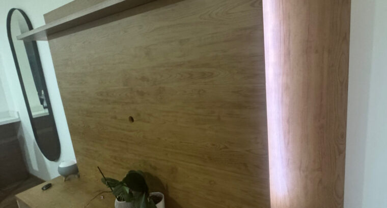 Mueble Centro De Entretenimiento Para TV Con Luz