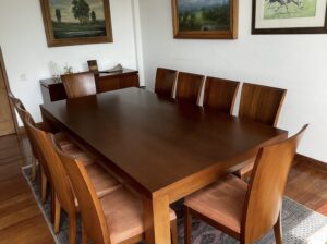Mesa comedor + 10 sillas