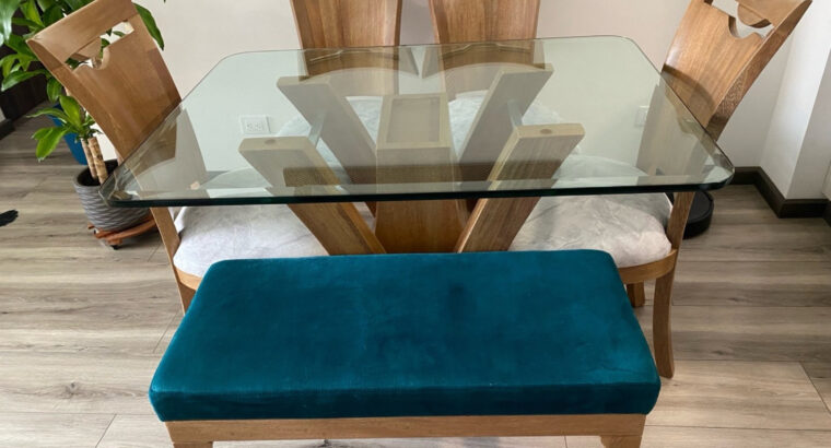 Comedor De 6 Puestos En Madera Flormorado