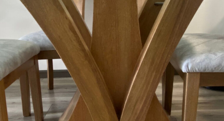 Comedor De 6 Puestos En Madera Flormorado