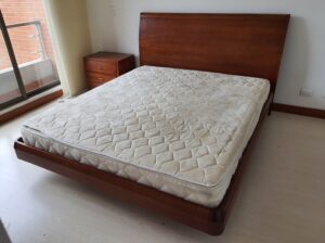 Cama Queen En Madera