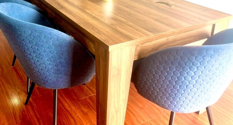 Comedor Moderno Estilo Nórdico De 4 Puestos
