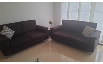 Sofas 2 Unidades. Tapizadas En Tela Microfibra.