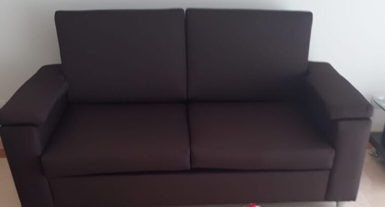 Sofas 2 Unidades. Tapizadas En Tela Microfibra.