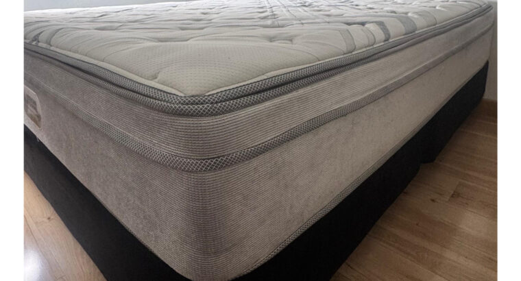 Base Cama Con Colchón Queen 160cm