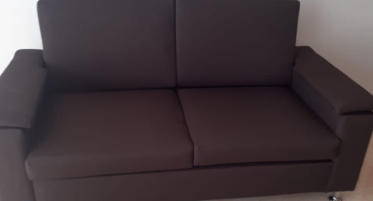 Sofas 2 Unidades. Tapizadas En Tela Microfibra.