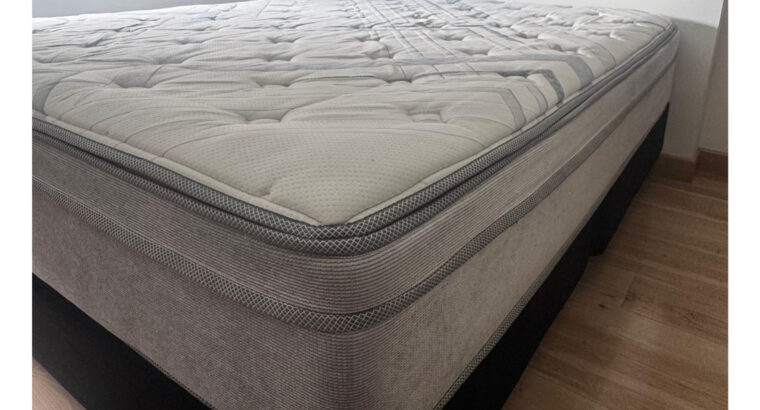 Base Cama Con Colchón Queen 160cm