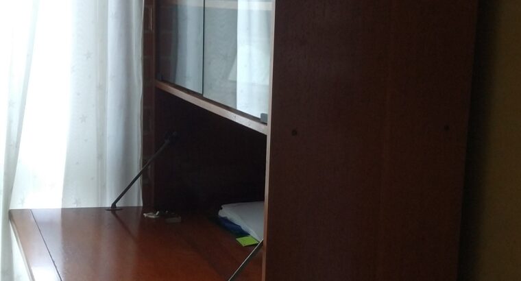 Biblioteca Con Mesa Abatible