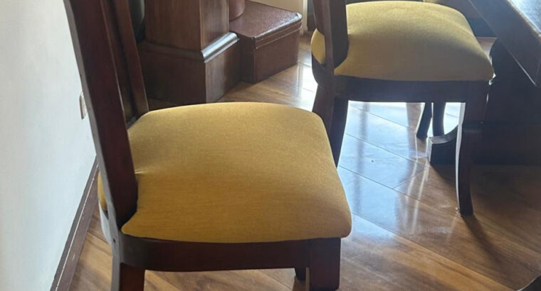 Comedor De 6 Puestos En Madera Maciza