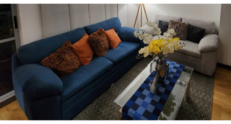 Juego de Sala Incluye 2 Sofas Y Mesa De Centro