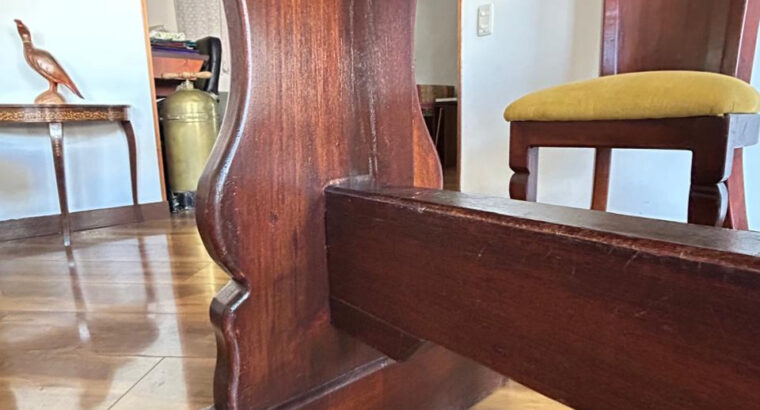 Comedor De 6 Puestos En Madera Maciza