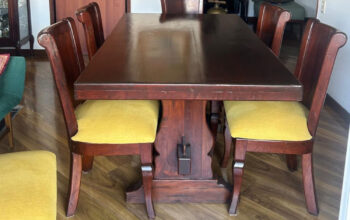 Comedor De 6 Puestos En Madera Maciza