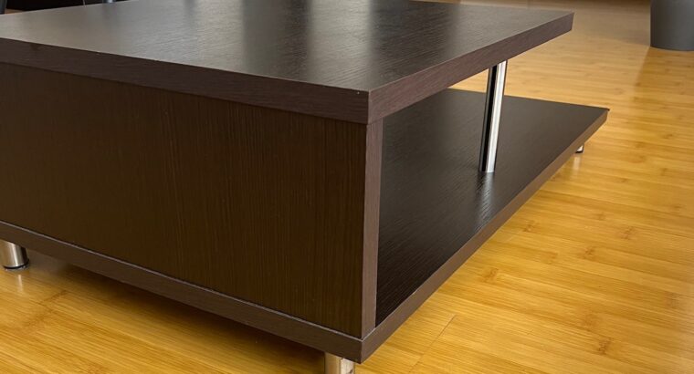 Mesa De Centro Color Wengue