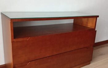 Cómoda De 2 Cajones En Madera