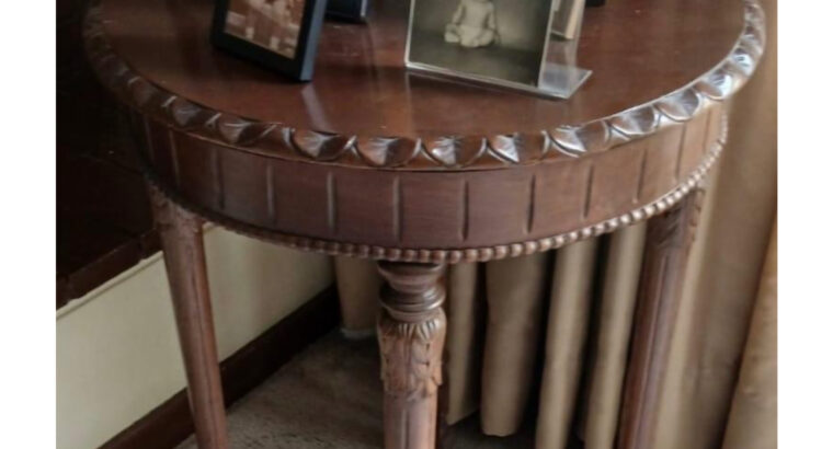 Juego De Sala Clásico En Madera Tallada