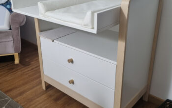 Comoda / Cambiador Blanco 2 Cajones