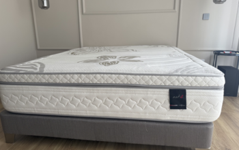 Base Cama Desarmable y Colchón Queen ARK 4 RoSen