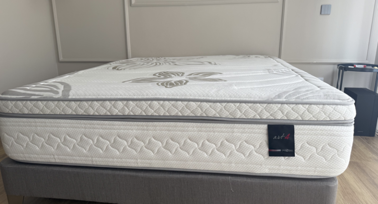 Base Cama Desarmable y Colchón Queen ARK 4 RoSen
