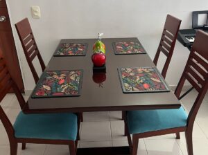 Comedor En Madera De 4 Puestos