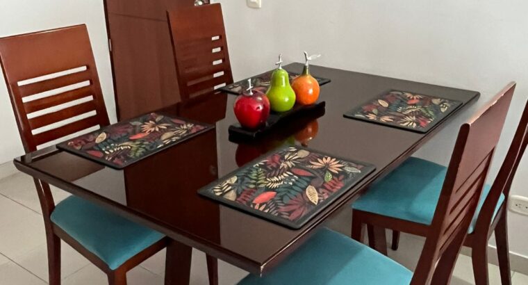 Comedor En Madera De 4 Puestos