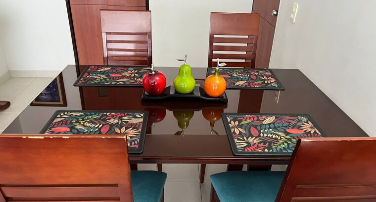 Comedor En Madera De 4 Puestos