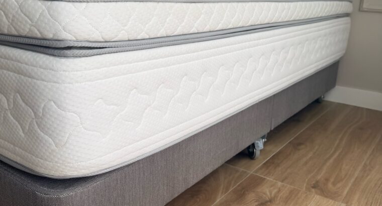 Base Cama Desarmable y Colchón Queen ARK 4 RoSen