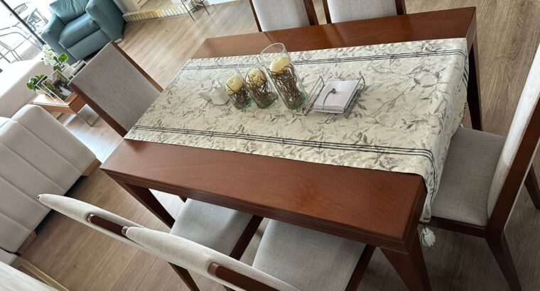 Comedor De 6 Puestos En Madera