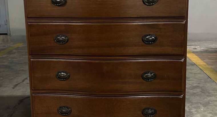 Cómoda En Madera 4 Cajones
