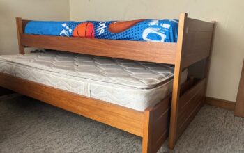 Camarote En Madera Cama Alta y Cama Nido