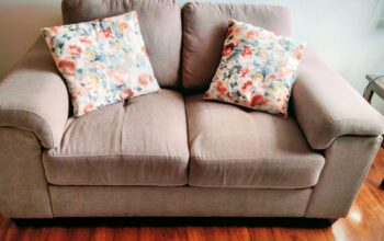 Sofá De 2 Puestos Color Gris