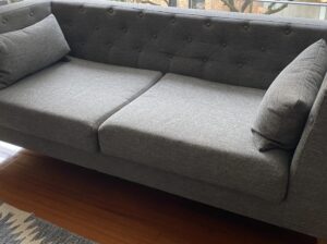 Sofá De 3 Puestos Color Gris