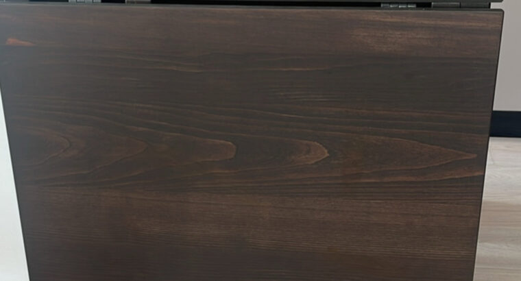 Mesa De Comedor Plegable 4 Puestos Café