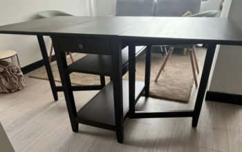 Mesa De Comedor Plegable 4 Puestos Café