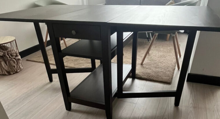 Mesa De Comedor Plegable 4 Puestos Café